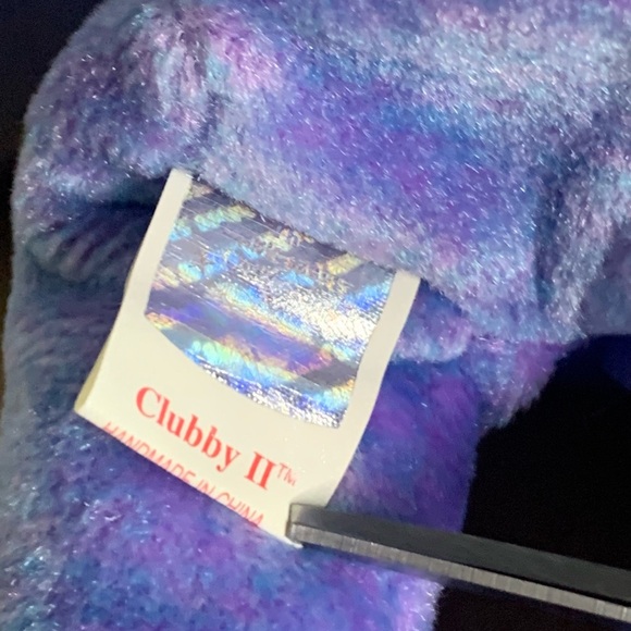 Rare Retired 1999 Ty Beanie Baby “Clubby II” With Errors Swing And Tush - Picture 5 of 8